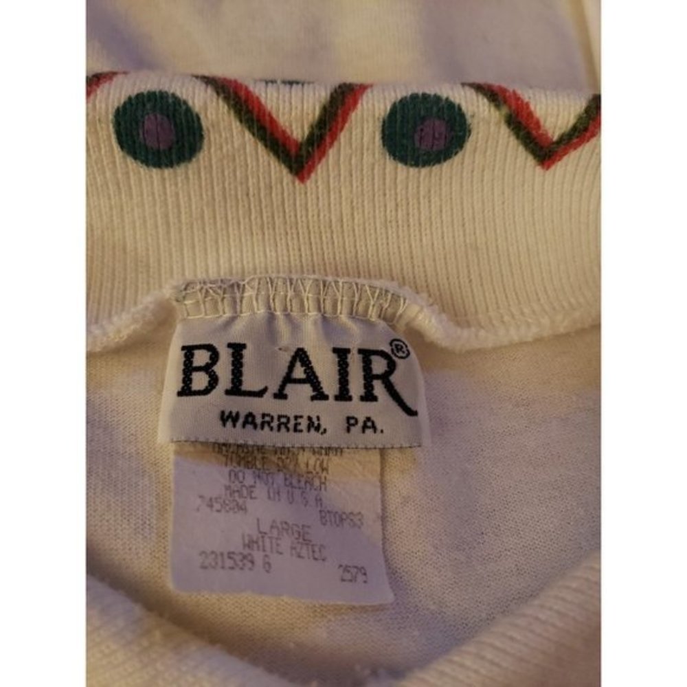 Vintage 80s/90s Southwest Print Polo Shirt - Picture 4 of 4